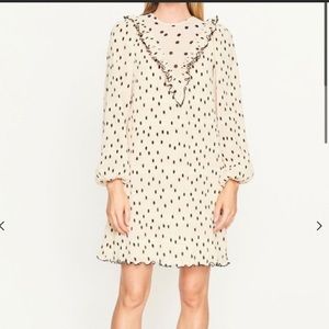 Ganni polka dot dress